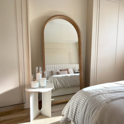 Lilia - Specchio ad Arco Full Length in Legno Caldo 170cm x 80cm