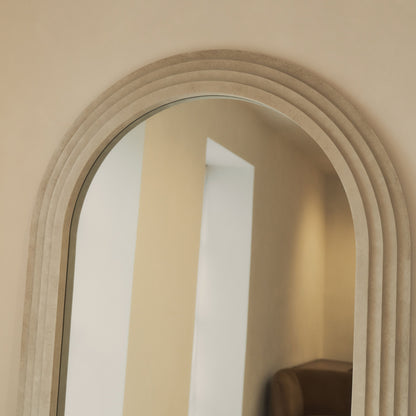 Luciana - Specchio ad Arco in Cemento a Figura Intera 200cm x 100cm