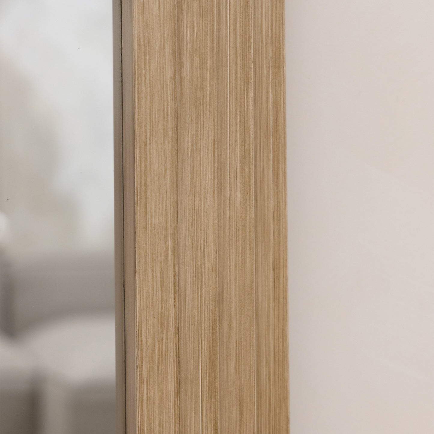 Luciana - Specchio ad Arco in Legno Lavato a Figura Intera 180cm x 110cm