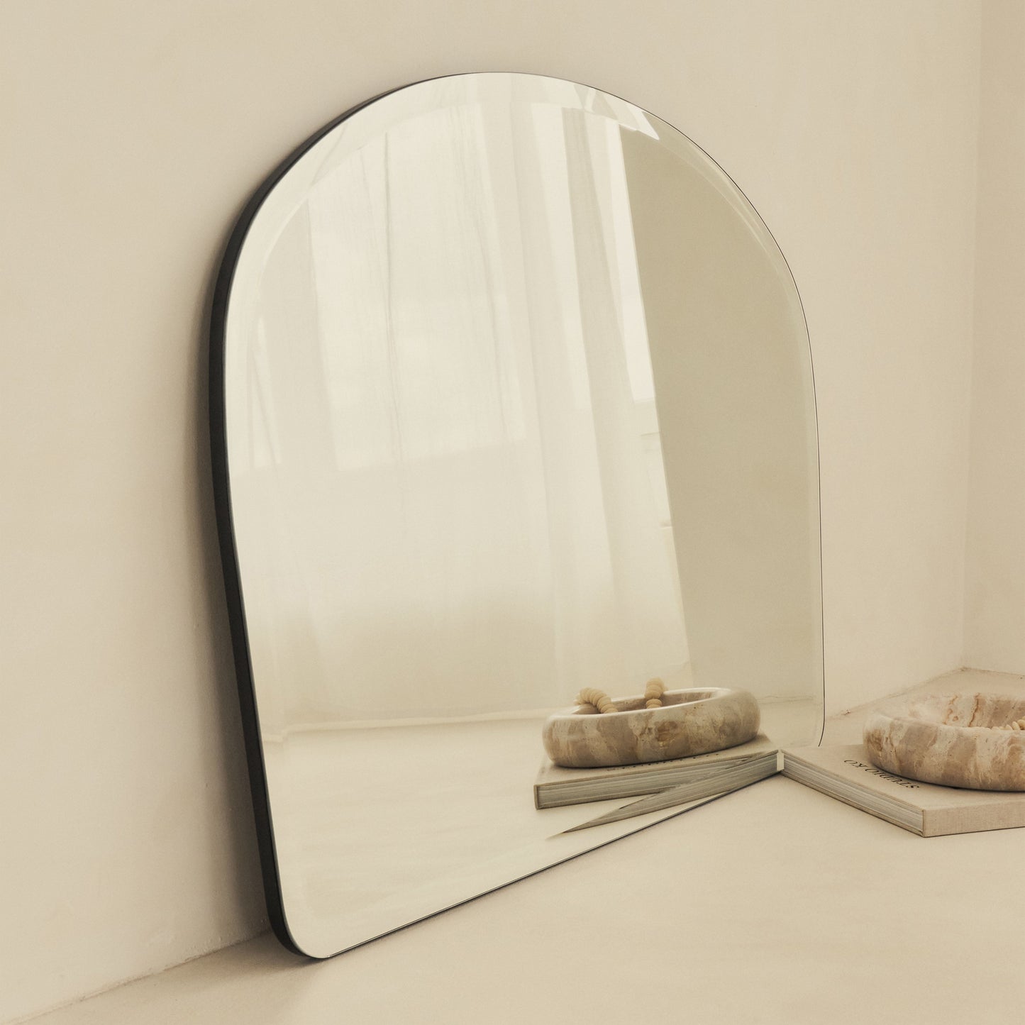 Vienna - Specchio Grande Senza Cornice Bisellato Sopracamino 95cm x 70cm