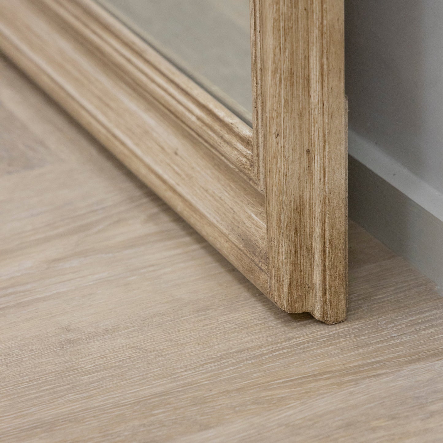 Melilla - Specchio a Figura Intera ad Arco in Legno Lavato 190cm x 99cm