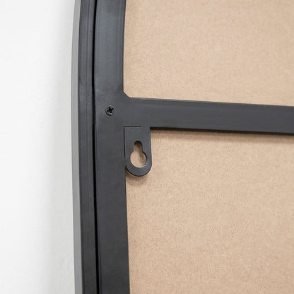 Liberty - Specchio ad Arco in Metallo Nero a Figura Intera 180cm x 110cm