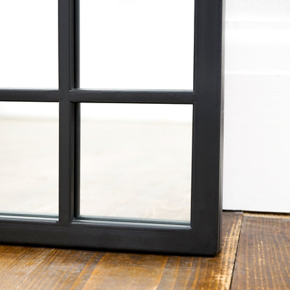 Bexley - Specchio in Metallo Nero a Figura Intera 180cm x 70cm