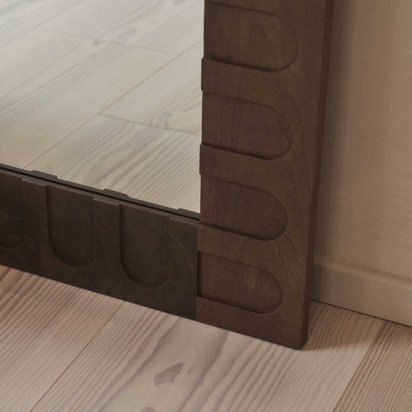 Valor - Specchio Premium in Legno Caldo Grande 200cm x 120cm