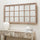 Sasha - Specchio a Finestra Rettangolare Rovere Shabby Chic 134cm x 70cm