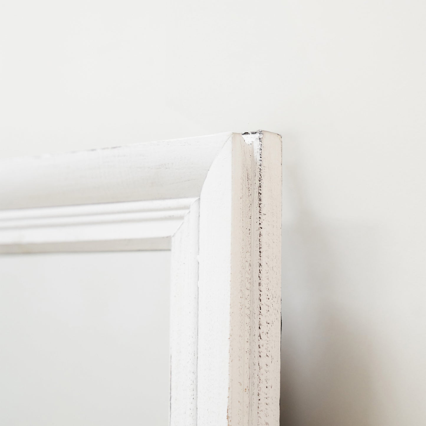 Sasha - Specchio a Finestra Rettangolare Shabby Chic Bianco 134cm x 70cm