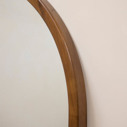 Tamara - Specchio ad Arco Grande a Figura Intera in Noce 190cm x 110cm