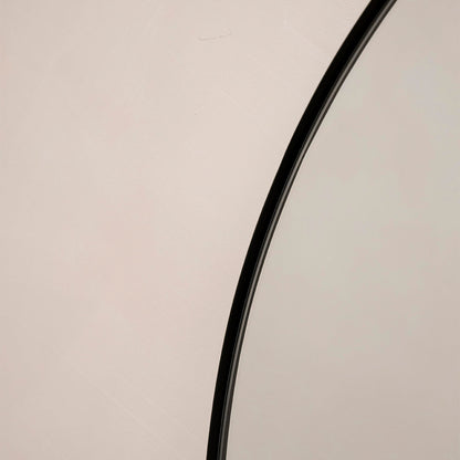 Theo - Specchio Grande in Metallo ad Arco a Figura Intera Nero 180cm x 90cm