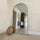 Theo - Specchio Grande in Metallo ad Arco a Figura Intera Nero 180cm x 90cm