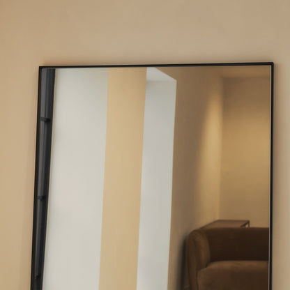 Theo - Specchio Grande in Metallo Nero a Figura Intera 180cm x 100cm