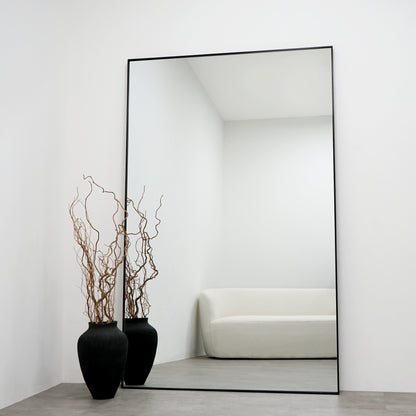 Theo - Specchio Grande in Metallo Nero a Figura Intera 190cm x 120cm