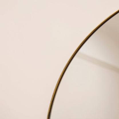 Theo - Specchio Grande ad Arco in Metallo Dorato a Figura Intera 180cm x 90cm