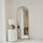 Theo - Specchio Grande ad Arco in Metallo Nero a Figura Intera 160cm x 50cm