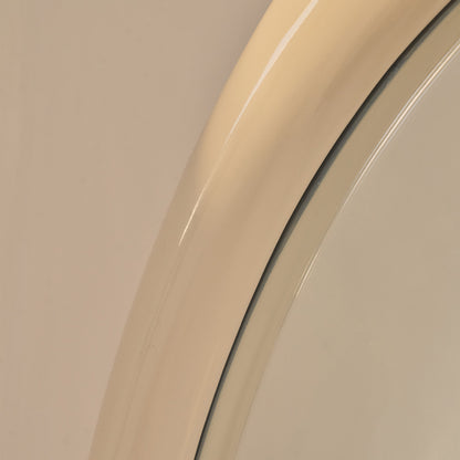 Obsidian - Specchio Grande ad Arco Lunghezza Intera Avorio Lucido 200cm x 120cm