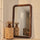 Obsidian - Specchio Grande Rettangolare Marrone Cioccolato Lucido a Figura Intera 200cm x 120cm