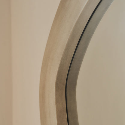 Luciana - Specchio Grande a Onde in Cemento a Figura Intera 180cm x 105cm