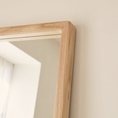Arden - Specchio in Legno a Figura Intera Legno Chiaro 180cm x 80cm