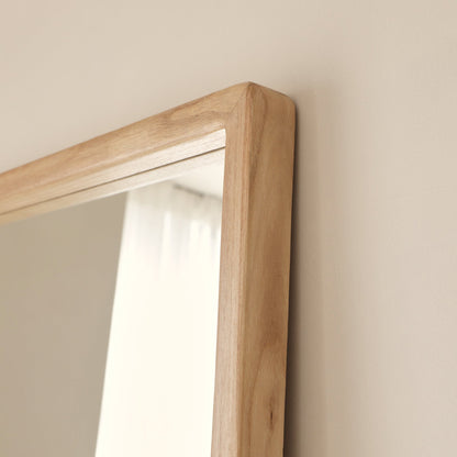 Arden - Specchio in Legno a Figura Intera Legno Chiaro 180cm x 80cm