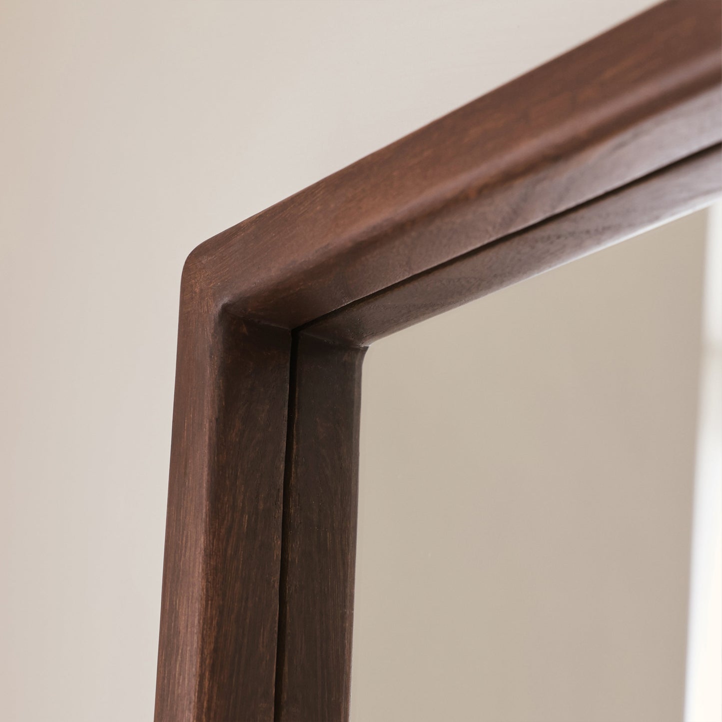 Arden - Specchio in Legno a Figura Intera Legno Scuro 180cm x 80cm