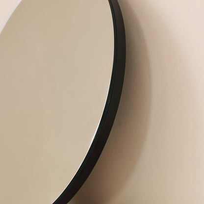Edge - Specchio da Parete Rotondo Senza Cornice 40cm x 40cm