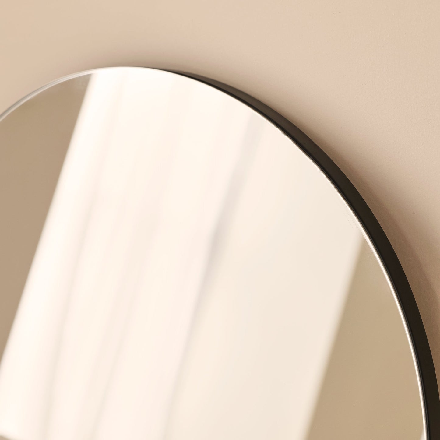 Edge - Specchio da Parete Rotondo Senza Cornice 40cm x 40cm