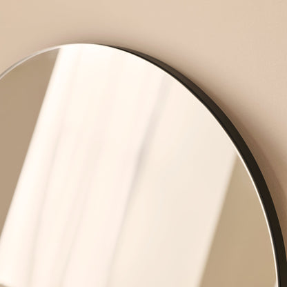 Edge - Specchio da Parete Rotondo Senza Cornice 40cm x 40cm