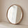 Arden - Specchio da Parete Rotondo in Legno Chiaro Grande 90cm x 90cm