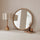 Arden - Specchio da Parete Rotondo in Legno Chiaro 70cm x 70cm