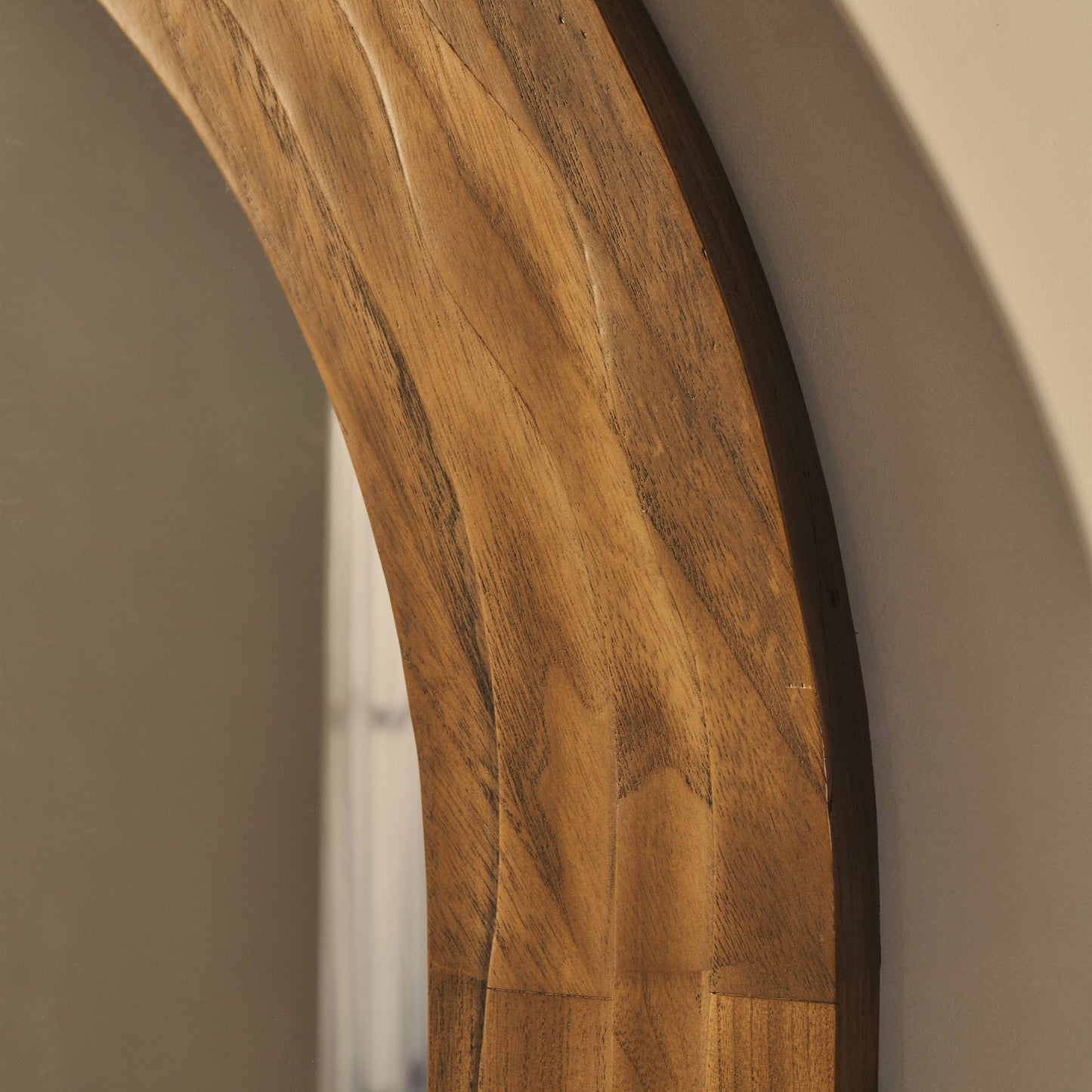 Lucelle - Specchio ad Arco Grande a Figura Intera in Legno Caldo 180cm x 120cm
