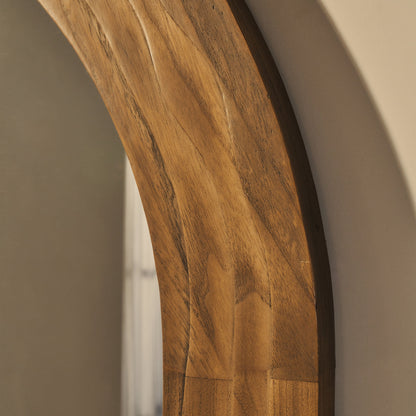 Lucelle - Specchio ad Arco Grande a Figura Intera in Legno Caldo 180cm x 120cm