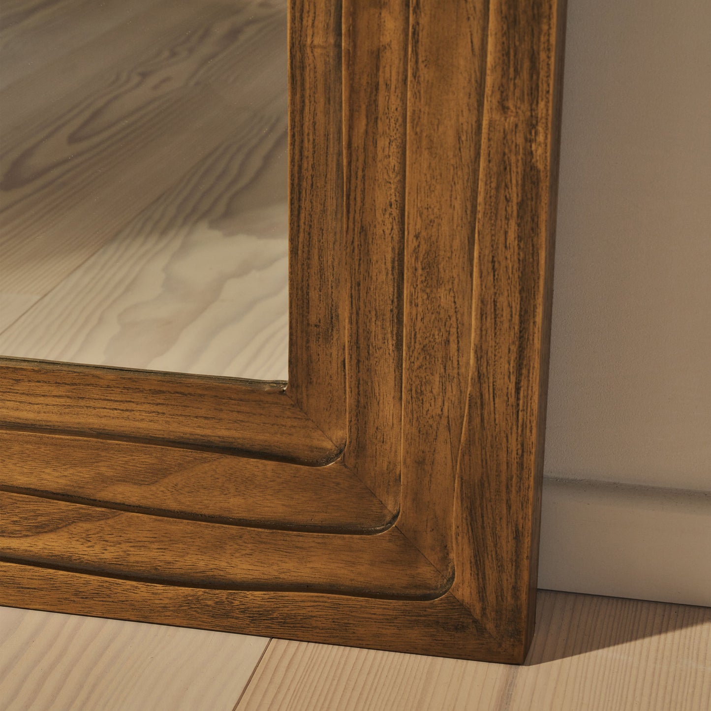 Lucelle - Specchio ad Arco Grande a Figura Intera in Legno Caldo 180cm x 120cm