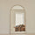 Arden - Specchio in Legno ad Arco a Figura Intera Color Cemento 175cm x 95cm