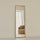 Arden - Specchio in Legno a Figura Intera Color Cemento 140cm x 45cm