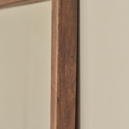 Arden - Specchio Intero in Legno Scuro 140cm x 45cm