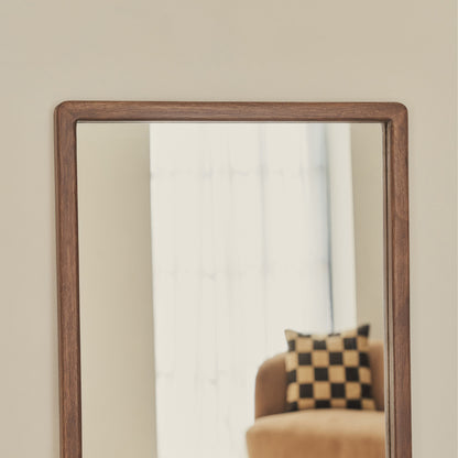 Arden - Specchio Intero in Legno Scuro 140cm x 45cm