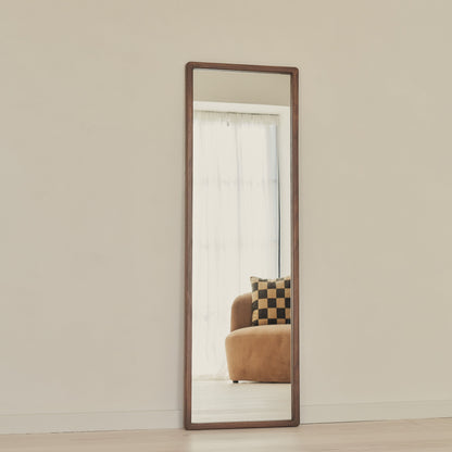 Arden - Specchio Intero in Legno Scuro 140cm x 45cm