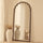 Safi - Specchio Grande ad Arco in Legno Scuro a Figura Intera 190cm x 90cm