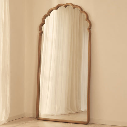 Safi - Specchio ad Arco Grande a Figura Intera in Legno Caldo 190 cm x 90 cm