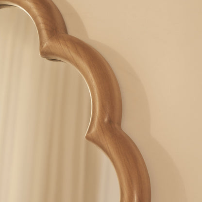 Safi - Specchio ad Arco Grande a Figura Intera in Legno Caldo 190 cm x 90 cm