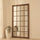 Sasha - Specchio a Finestra Full Length Shabby Chic in Legno Scuro 180cm x 100cm