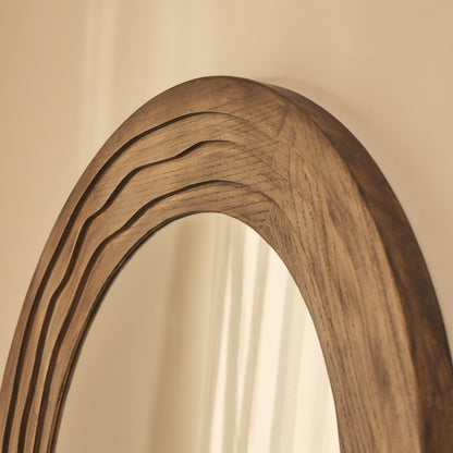 Lucelle - Specchio ad Arco Grande a Figura Intera in Legno Caldo 200cm x 100cm