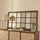 Sasha - Specchio a Finestra Rettangolare Shabby Chic in Legno Scuro 134cm x 70cm
