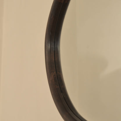 Aaliyah - Specchio da Parete Irregolare in Legno Scuro 150cm x 75cm