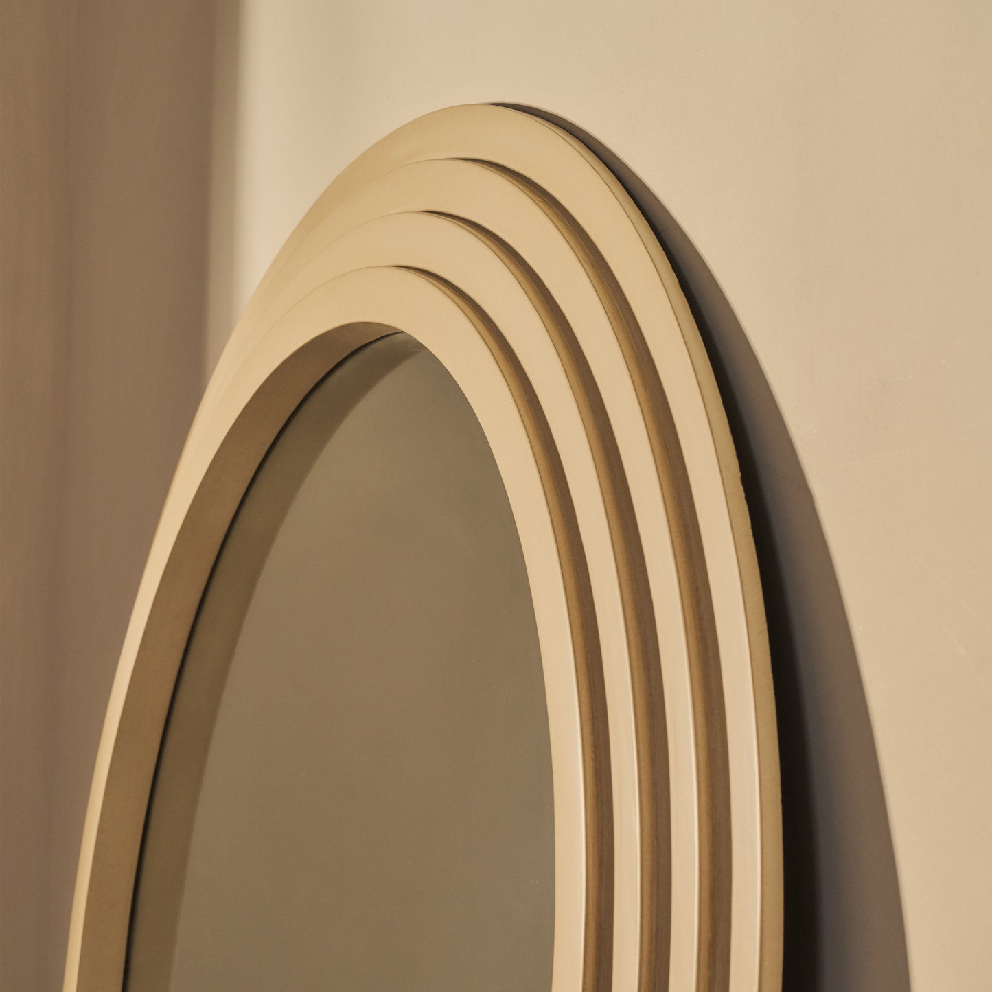 Luciana - Specchio Sopracamino ad Arco in Cemento 120cm x 100cm