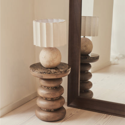 Porta - Specchio Grande ad Arco in Legno Scuro a Figura Intera 180cm x 90cm