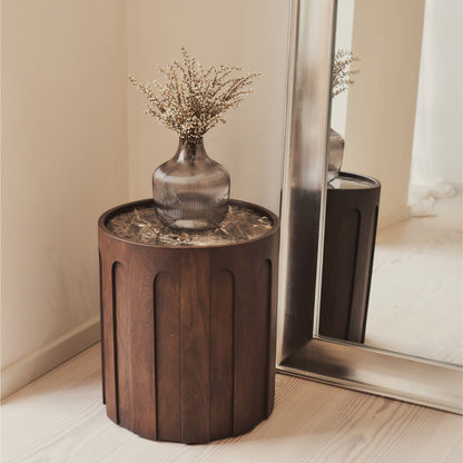 Porta - Specchio Grande ad Arco Cromo Spazzolato a Figura Intera 180cm x 70cm