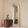 Porta - Specchio Grande ad Arco Cromo Spazzolato a Figura Intera 180cm x 70cm