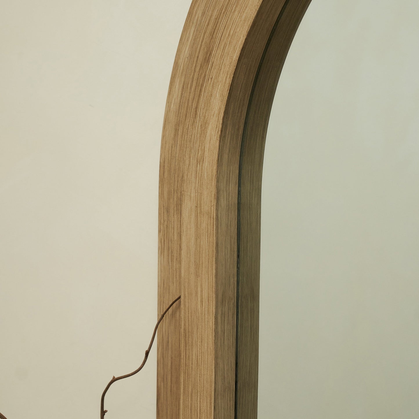 Luciana - Specchio In Legno Lavato Ad Arco Intero 200cm x 100cm