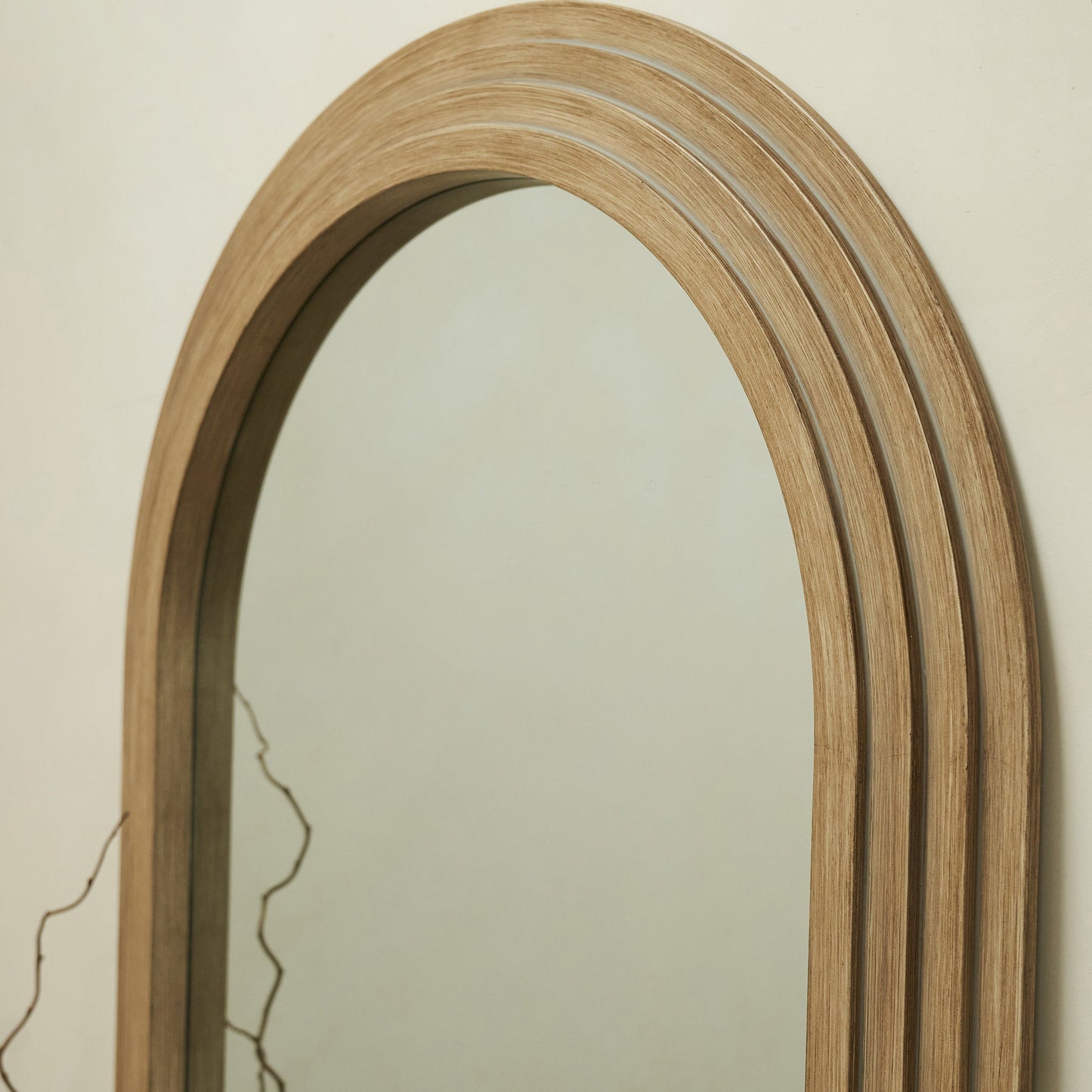 Luciana - Specchio In Legno Lavato Ad Arco Intero 200cm x 100cm