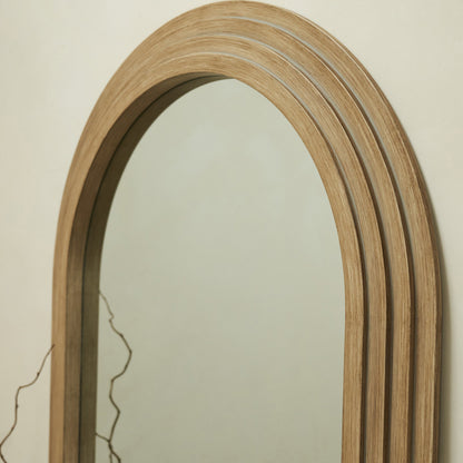Luciana - Specchio In Legno Lavato Ad Arco Intero 200cm x 100cm